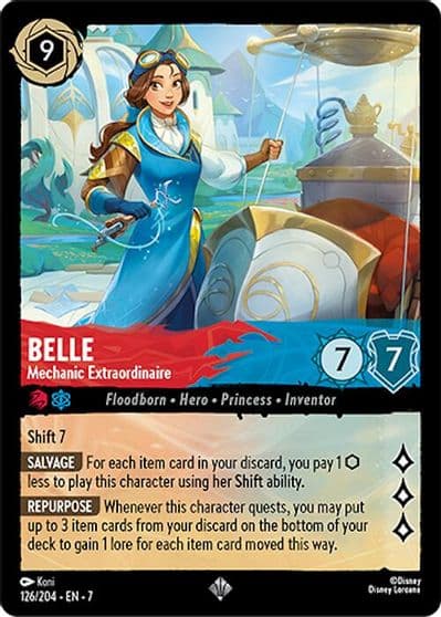 Belle Mechanic Extraordinaire Archazia's Island Lorcana card