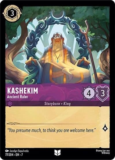 Kashekim Ancient Ruler Archazia's Island Lorcana card
