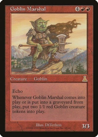 Goblin Marshal Urza's Destiny Magic card