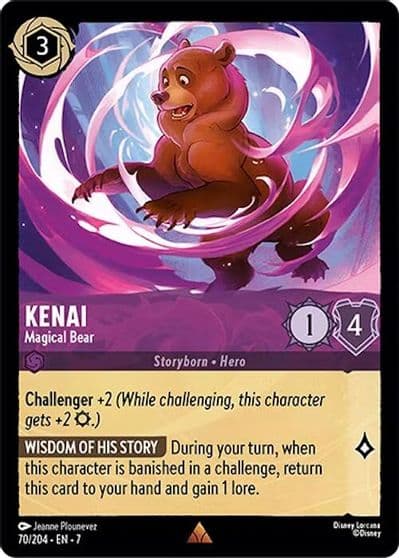 Kenai Magical Bear Archazia's Island Lorcana card
