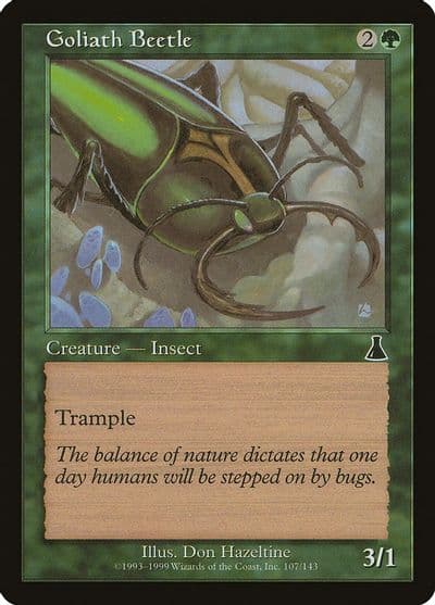 Goliath Beetle Urza's Destiny Magic card