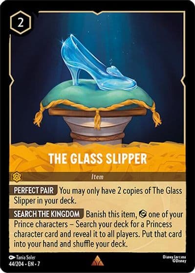 The Glass Slipper Archazia's Island Lorcana card