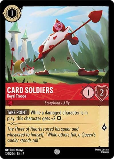Card Soldiers Royal Troops Archazia's Island Lorcana card