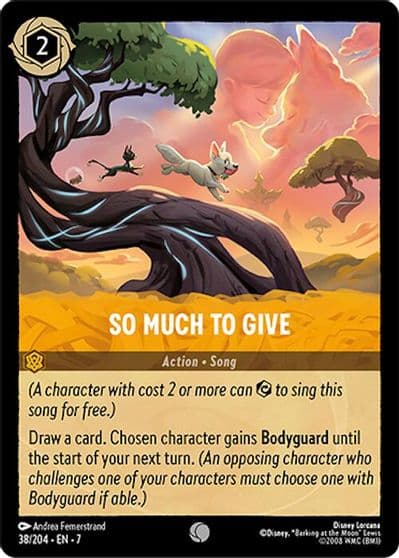 So Much to Give Archazia's Island Lorcana card
