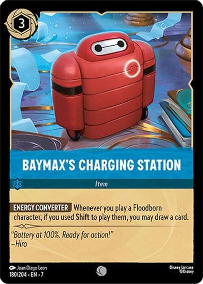 Baymaxs Charging Station Archazia's Island Lorcana card