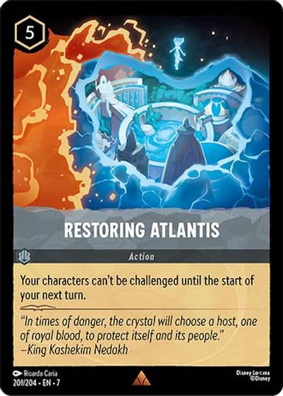 Restoring Atlantis Archazia's Island Lorcana card