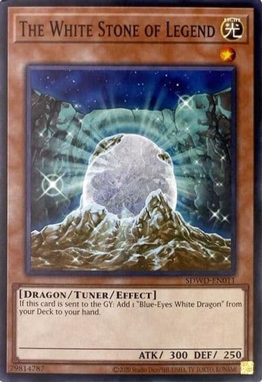 The White Stone of Legend Unlimited Misprint Structure Deck: Blue-Eyes White Destiny Yu-Gi-Oh! card