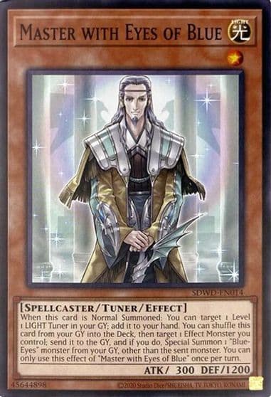 Master with Eyes of Blue Unlimited Misprint Structure Deck: Blue-Eyes White Destiny Yu-Gi-Oh! card