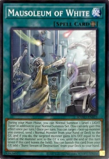 Mausoleum of White Unlimited Misprint Structure Deck: Blue-Eyes White Destiny Yu-Gi-Oh! card
