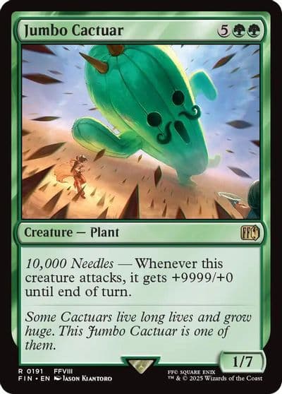 Jumbo Cactuar FINAL FANTASY Magic card