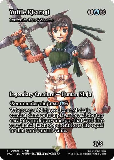 Yuffie Kisaragi Yuriko the Tigers Shadow Showcase FINAL FANTASY: Through the Ages Magic card