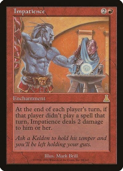Impatience Urza's Destiny Magic card