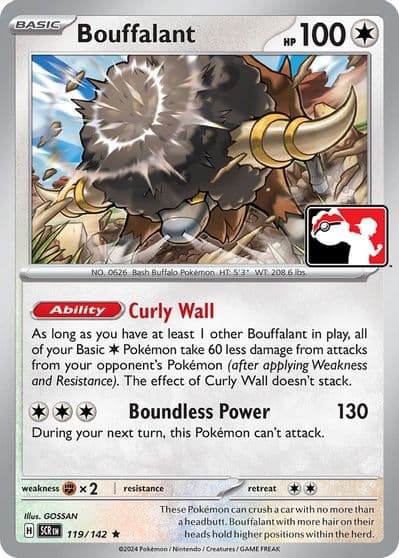 Bouffalant Prize Pack Series Cards Pokemon card