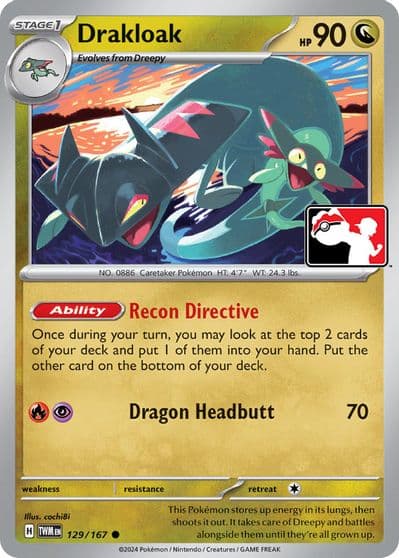 Drakloak Prize Pack Series Cards Pokemon card