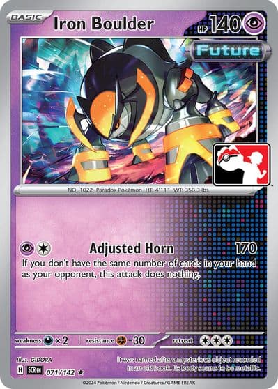 Iron Boulder Prize Pack Series Cards Pokemon card