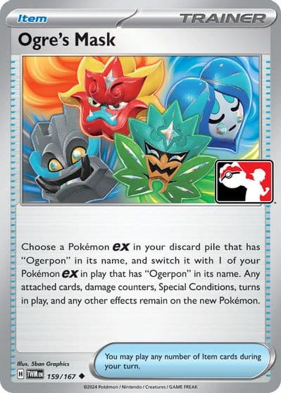 Ogre's Mask Prize Pack Series Cards Pokemon card
