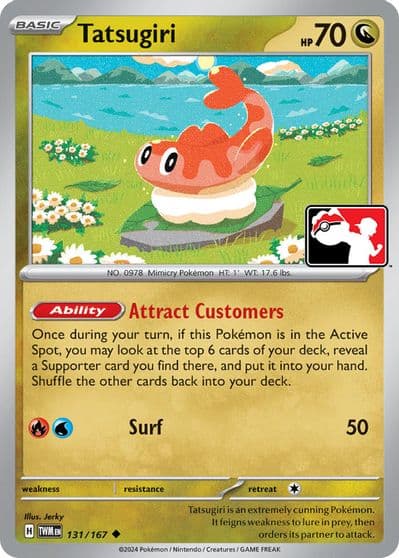 Tatsugiri Prize Pack Series Cards Pokemon card