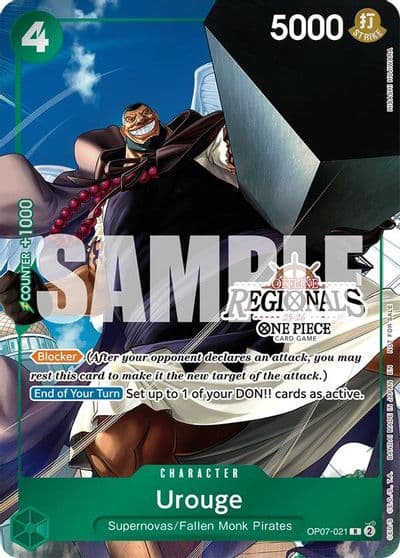 Urouge Offline Regional Participation Pack 2025 Vol1 One Piece Promotion Cards One Piece card