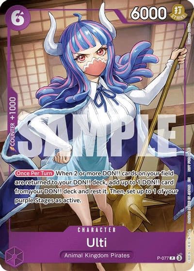 Ulti Event Pack Vol 6 One Piece Promotion Cards One Piece card