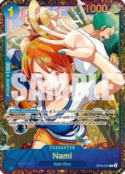 Nami Championship 25 26 Regionals Season 1 One Piece Promotion Cards One Piece card