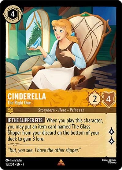 Cinderella The Right One Archazia's Island Lorcana card