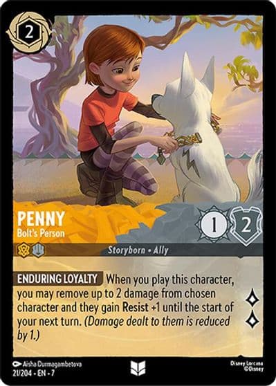 Penny Bolts Person Archazia's Island Lorcana card