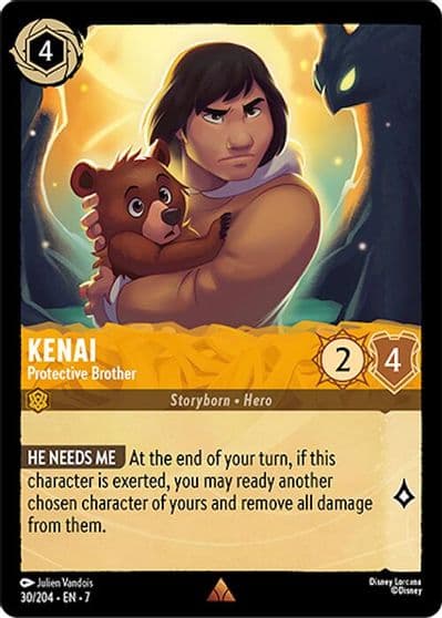 Kenai Protective Brother Archazia's Island Lorcana card