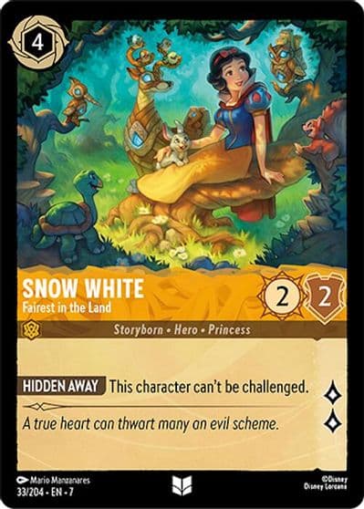 Snow White Fairest in the Land Archazia's Island Lorcana card