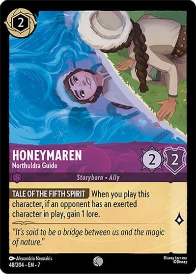 Honeymaren Northuldra Guide Archazia's Island Lorcana card