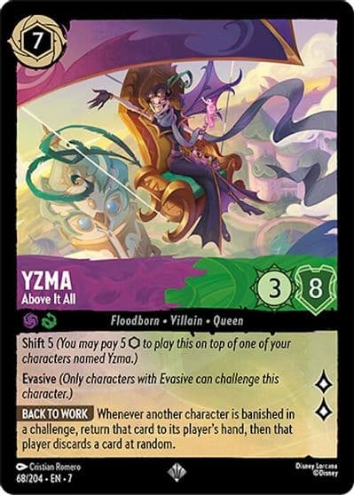 Yzma Above It All Archazia's Island Lorcana card