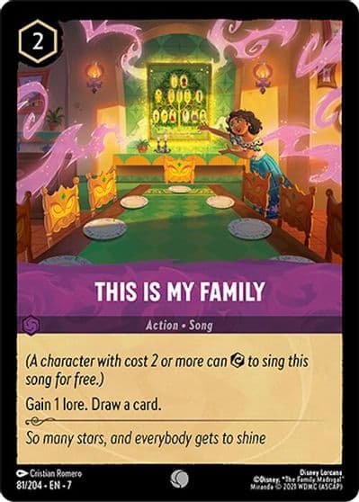 This Is My Family Archazia's Island Lorcana card