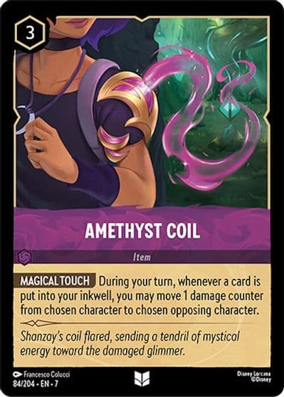 Amethyst Coil Archazia's Island Lorcana card