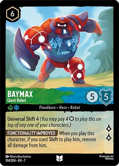 Baymax Giant Robot Archazia's Island Lorcana card