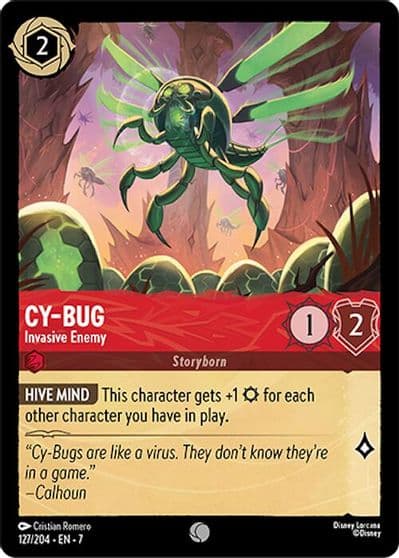 Cy Bug Invasive Enemy Archazia's Island Lorcana card