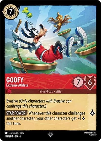 Goofy Extreme Athlete Archazia's Island Lorcana card