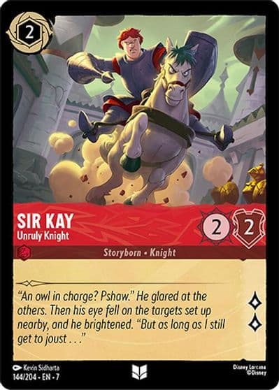 Sir Kay Unruly Knight Archazia's Island Lorcana card