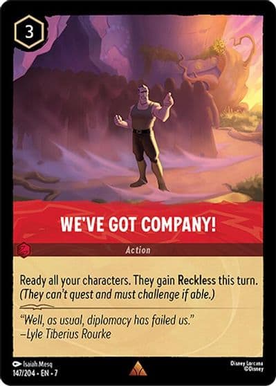 Weve Got Company Archazia's Island Lorcana card