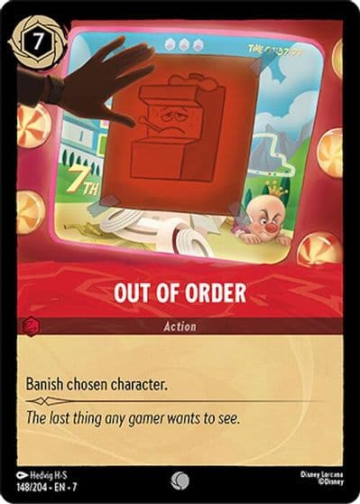 Out of Order Archazia's Island Lorcana card