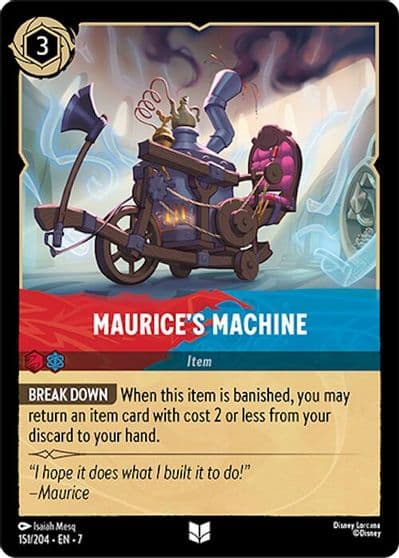 Maurices Machine Archazia's Island Lorcana card