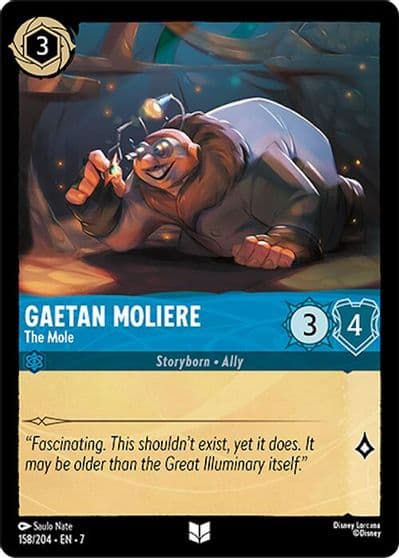 Gaetan Moliere The Mole Archazia's Island Lorcana card