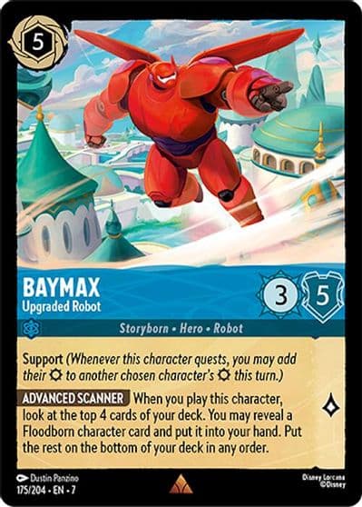 Baymax Upgraded Robot Archazia's Island Lorcana card