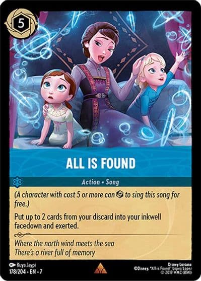 All Is Found Archazia's Island Lorcana card