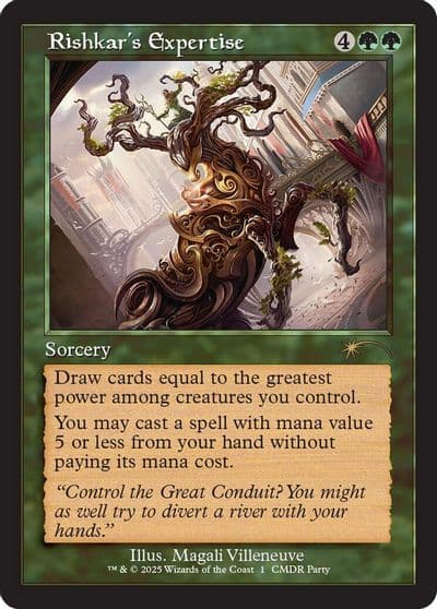 Rishkars Expertise Retro Frame WPN & Gateway Promos Magic card