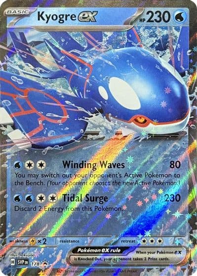 Kyogre ex - 178 SV: Scarlet & Violet Promo Cards Pokemon card