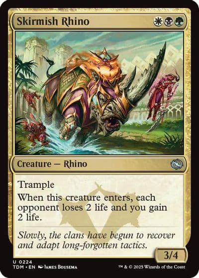 Skirmish Rhino Tarkir: Dragonstorm Magic card