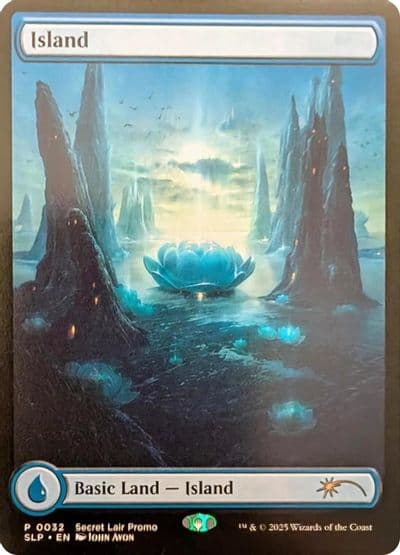 Island 0032 Secret Lair Showdown Magic card