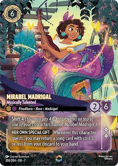 Mirabel Madrigal Musically Talented Enchanted Archazia's Island Lorcana card