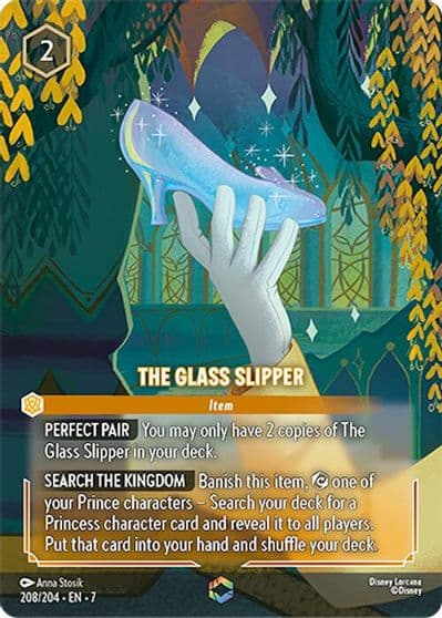 The Glass Slipper Enchanted Archazia's Island Lorcana card