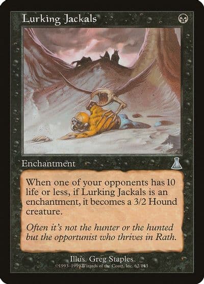Lurking Jackals Urza's Destiny Magic card