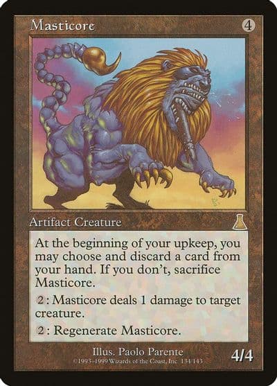 Masticore Urza's Destiny Magic card